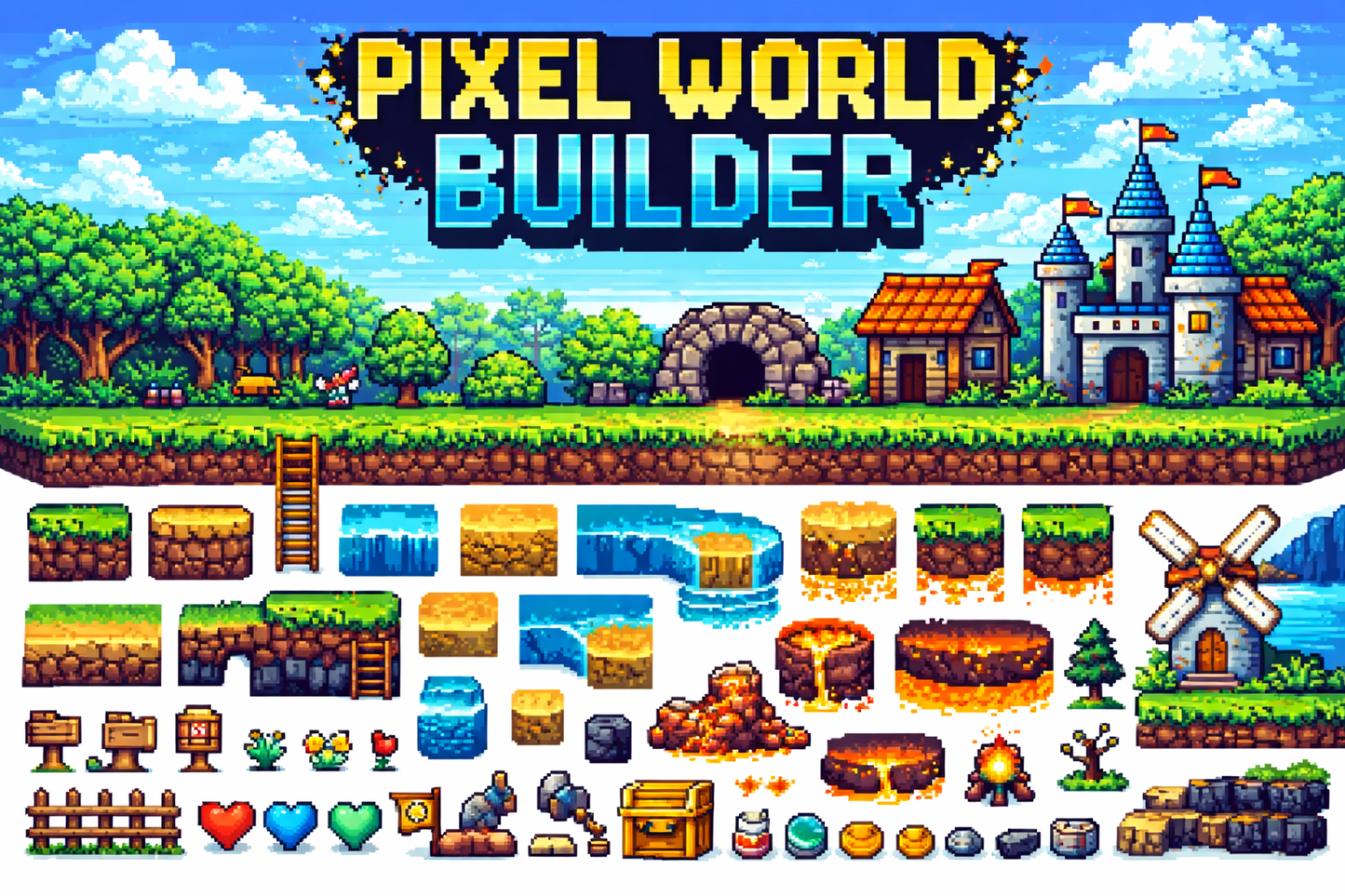 Pixel World Builder Pack