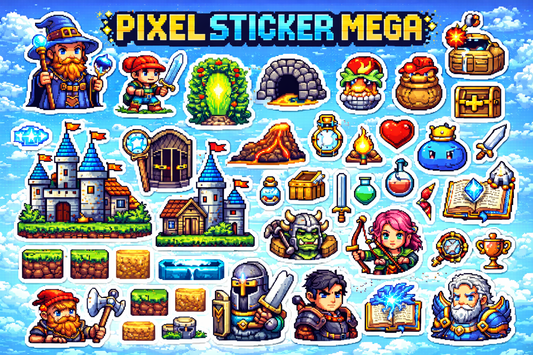 Pixel Sticker Mega Pack